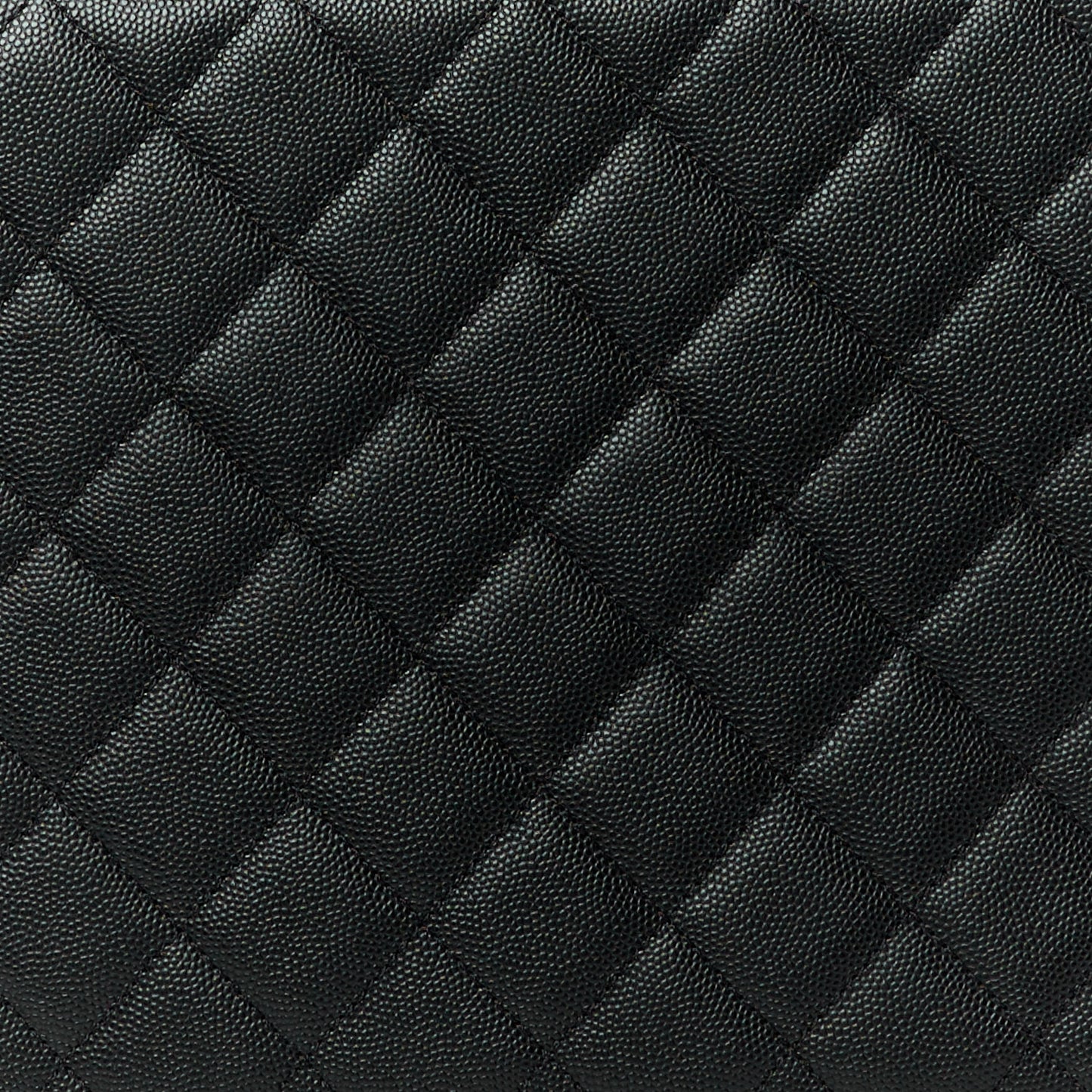 Caviar Quilted Large Business Affinity Shopping Bag Black