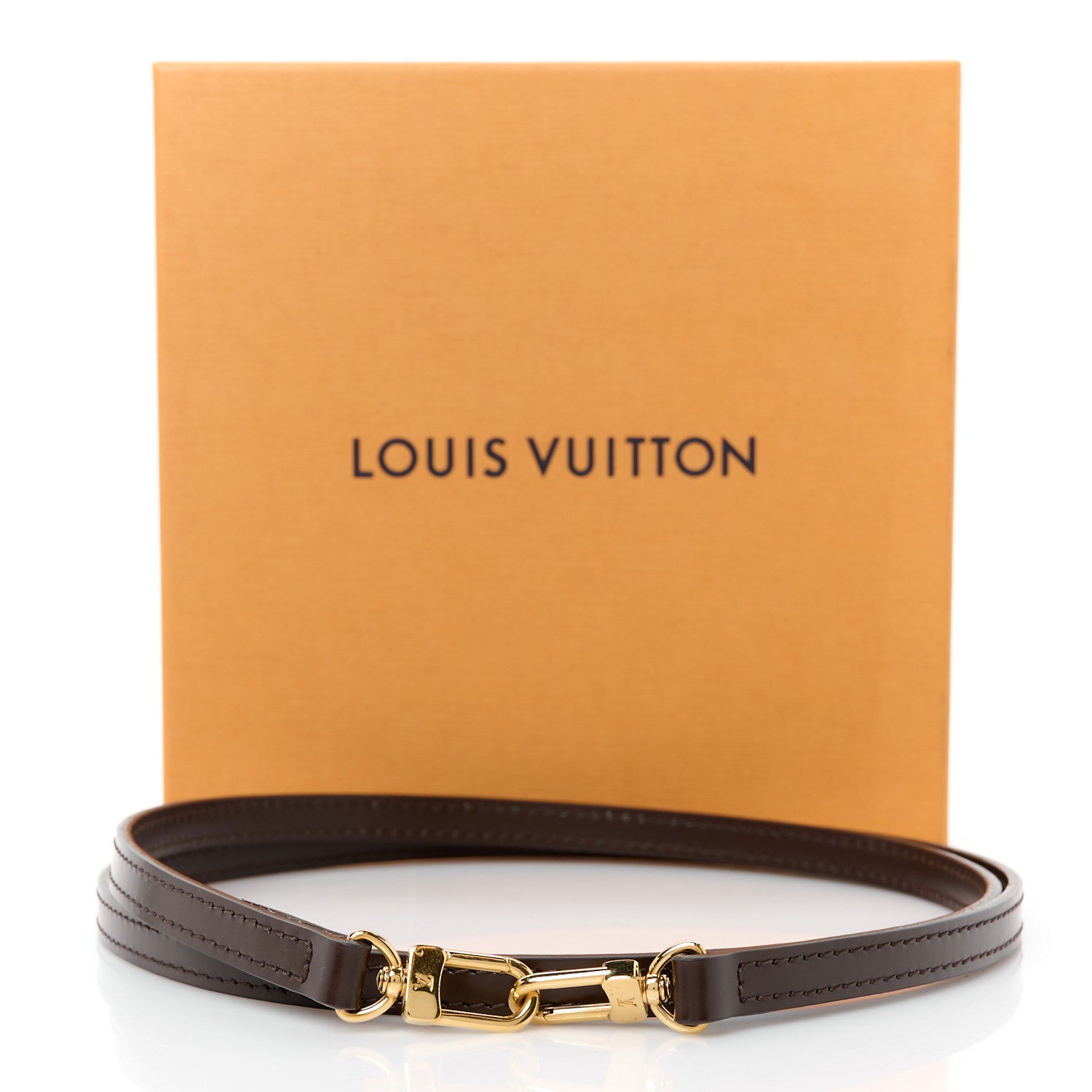 Louis Vuitton Calfskin 12mm Eva Shoulder Strap Brown 4 of 4