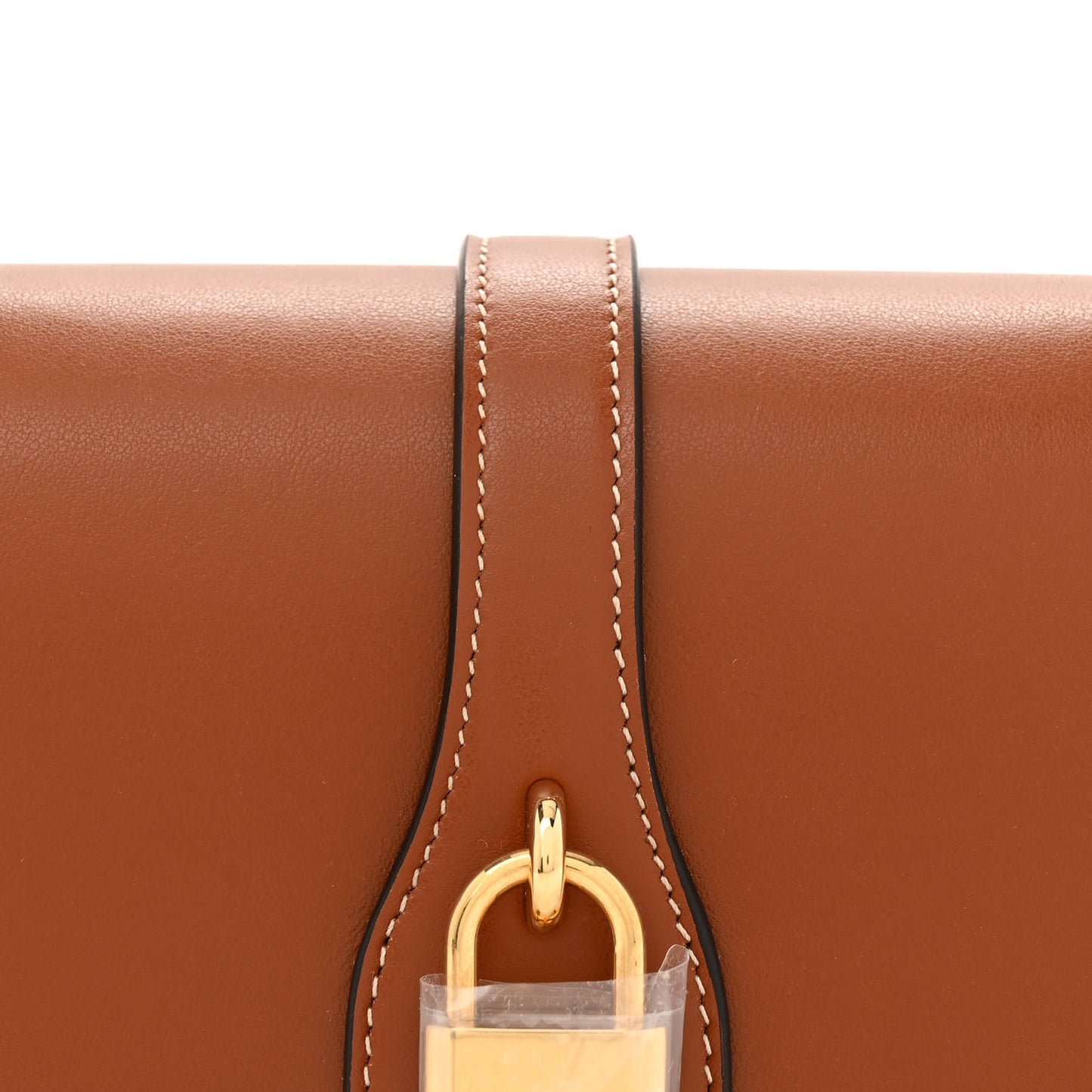 Smooth Calfskin Tabou Clutch On Strap Tan