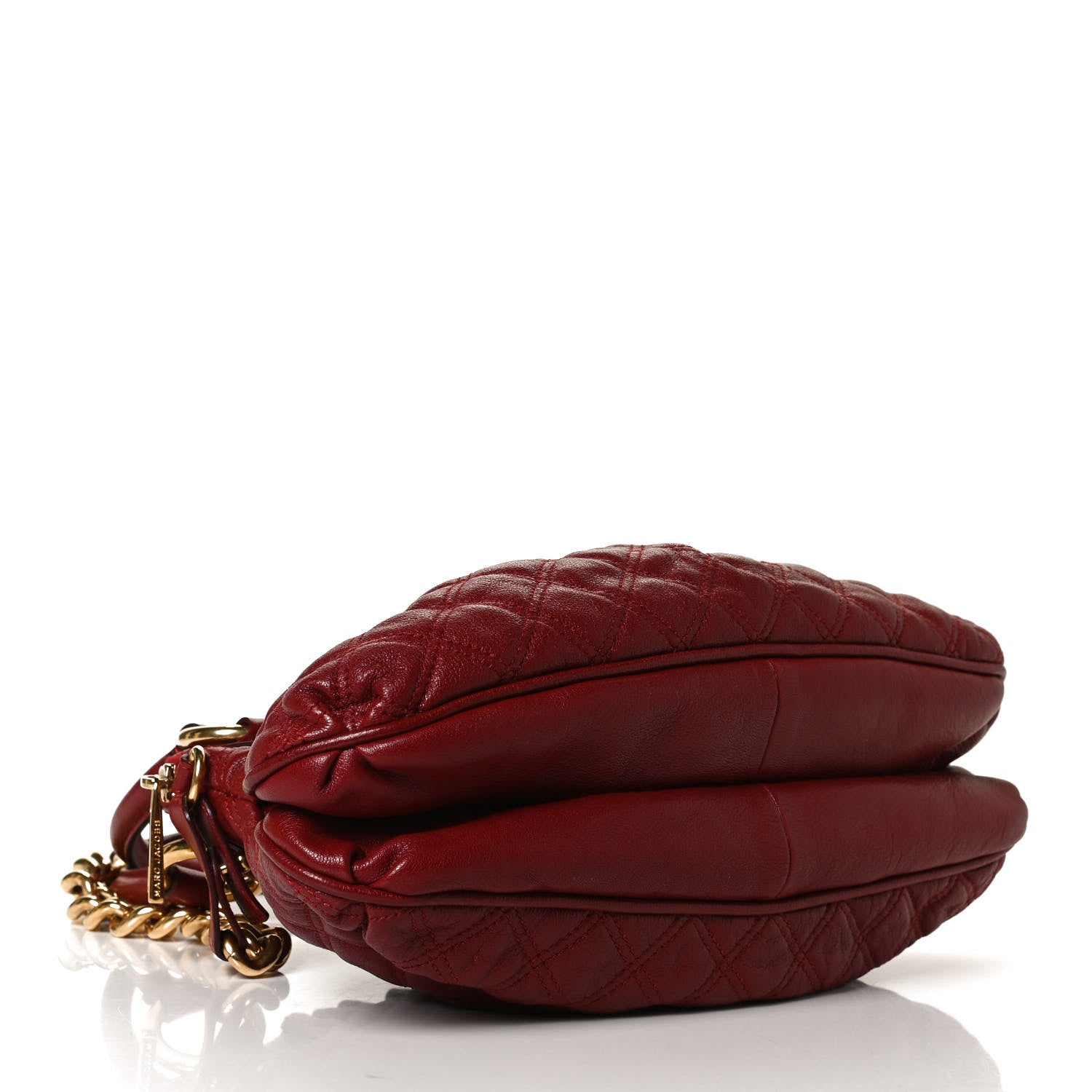 Marc Jacobs Lambskin Quilted Small Cecilia Red 4 of 11