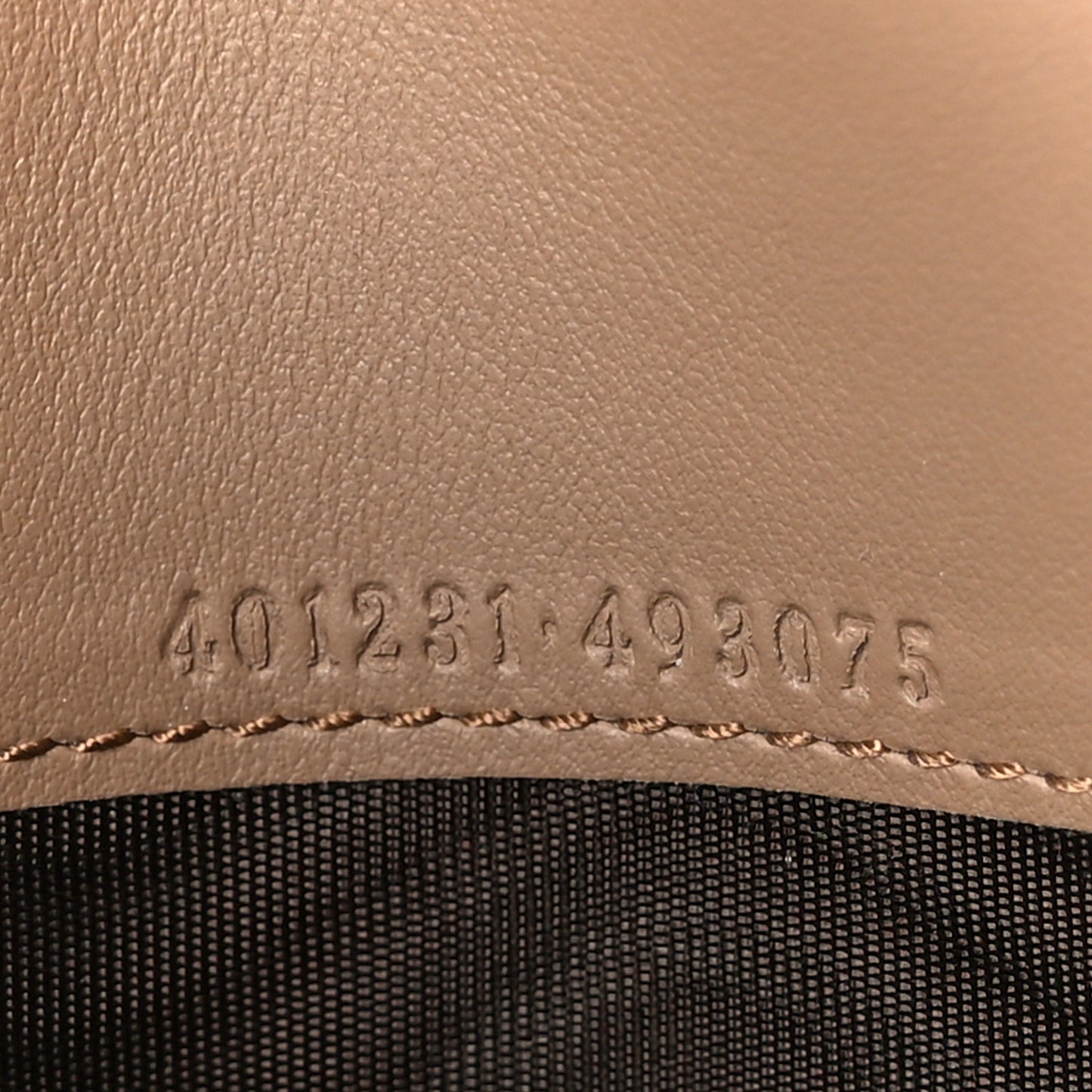 GG Supreme Monogram Mini Dionysus Chain Wallet Beige Taupe