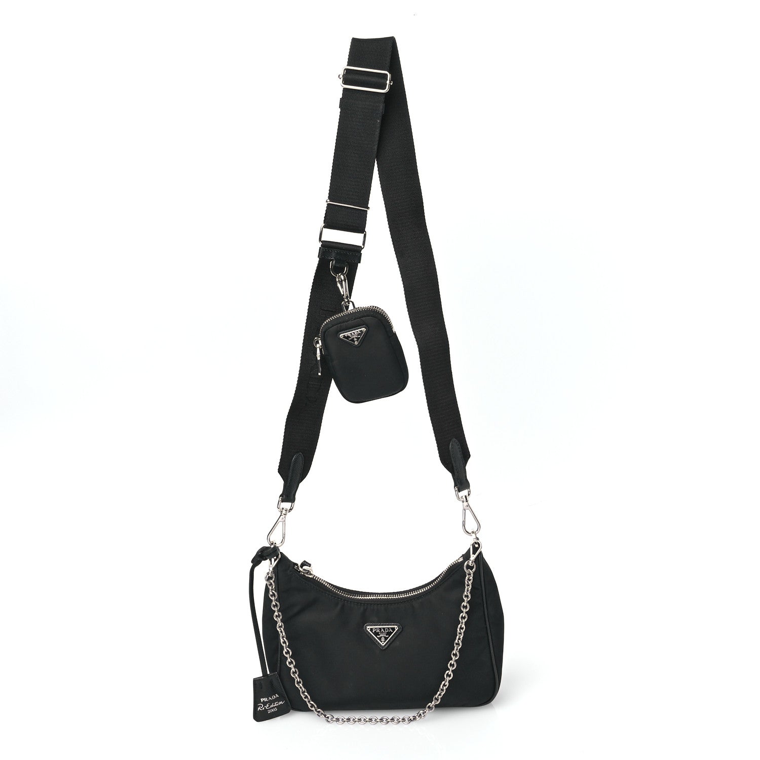 Prada Nylon Re-Edition 2005 Shoulder Bag Black 1 of 14