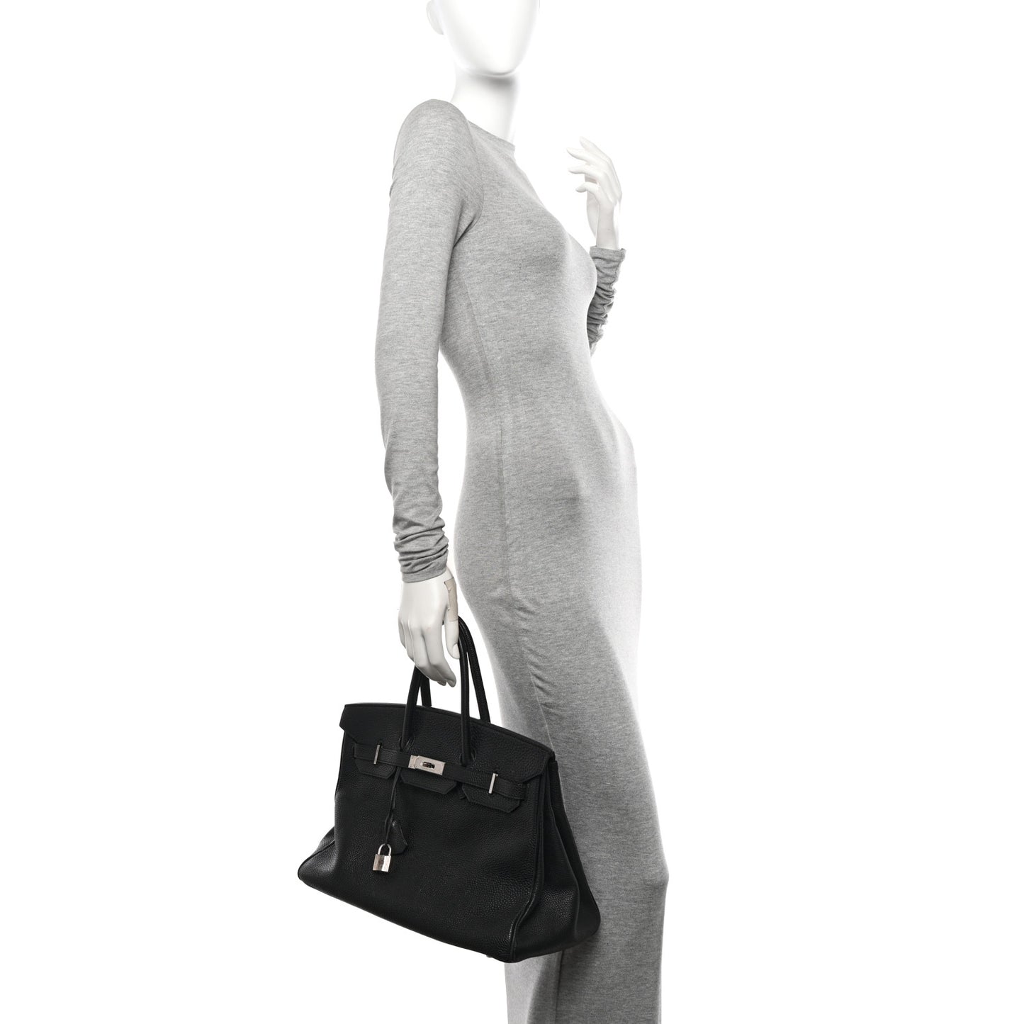 Taurillon Clemence Birkin 35 Black