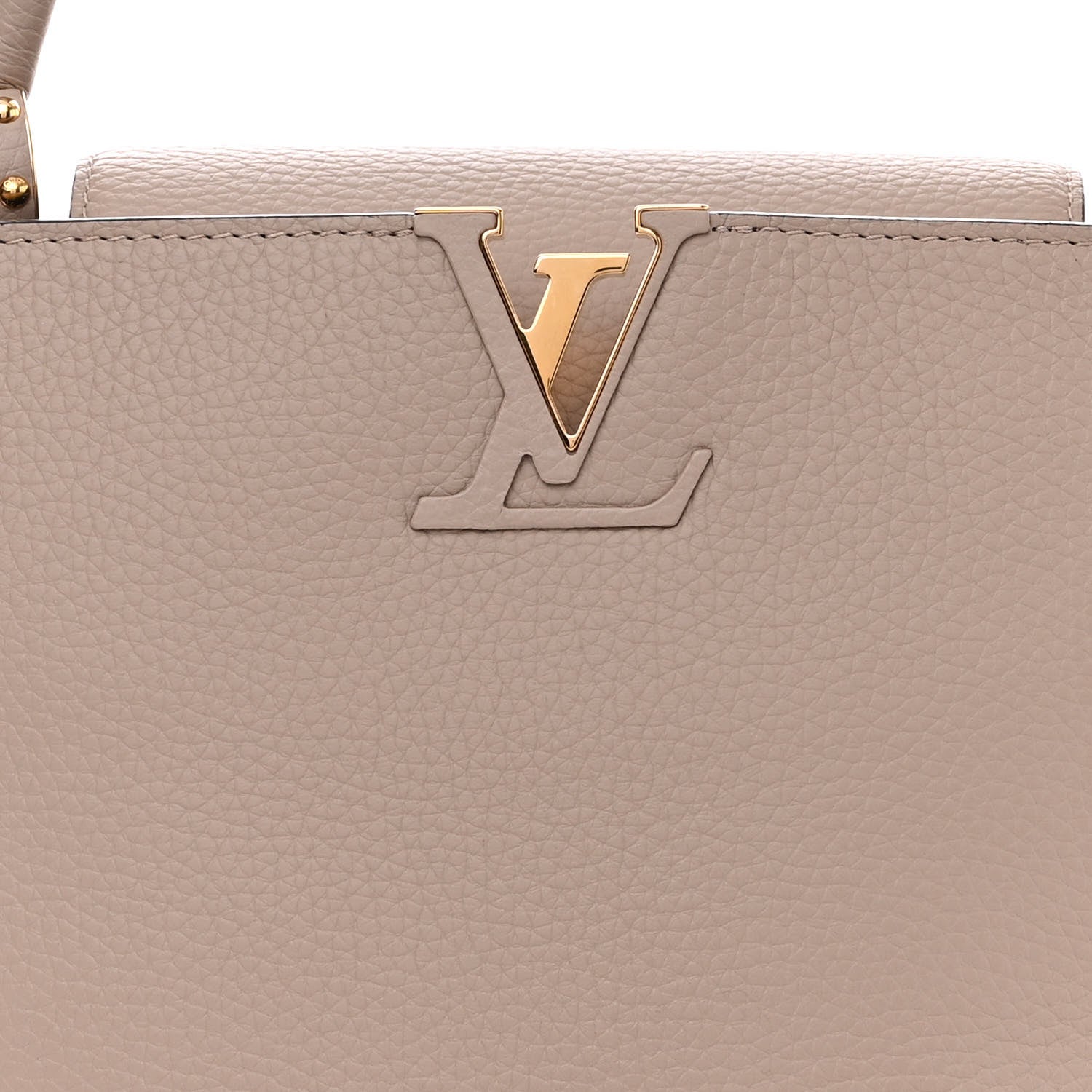 Louis Vuitton Taurillon Capucines MM Galet 8 of 11