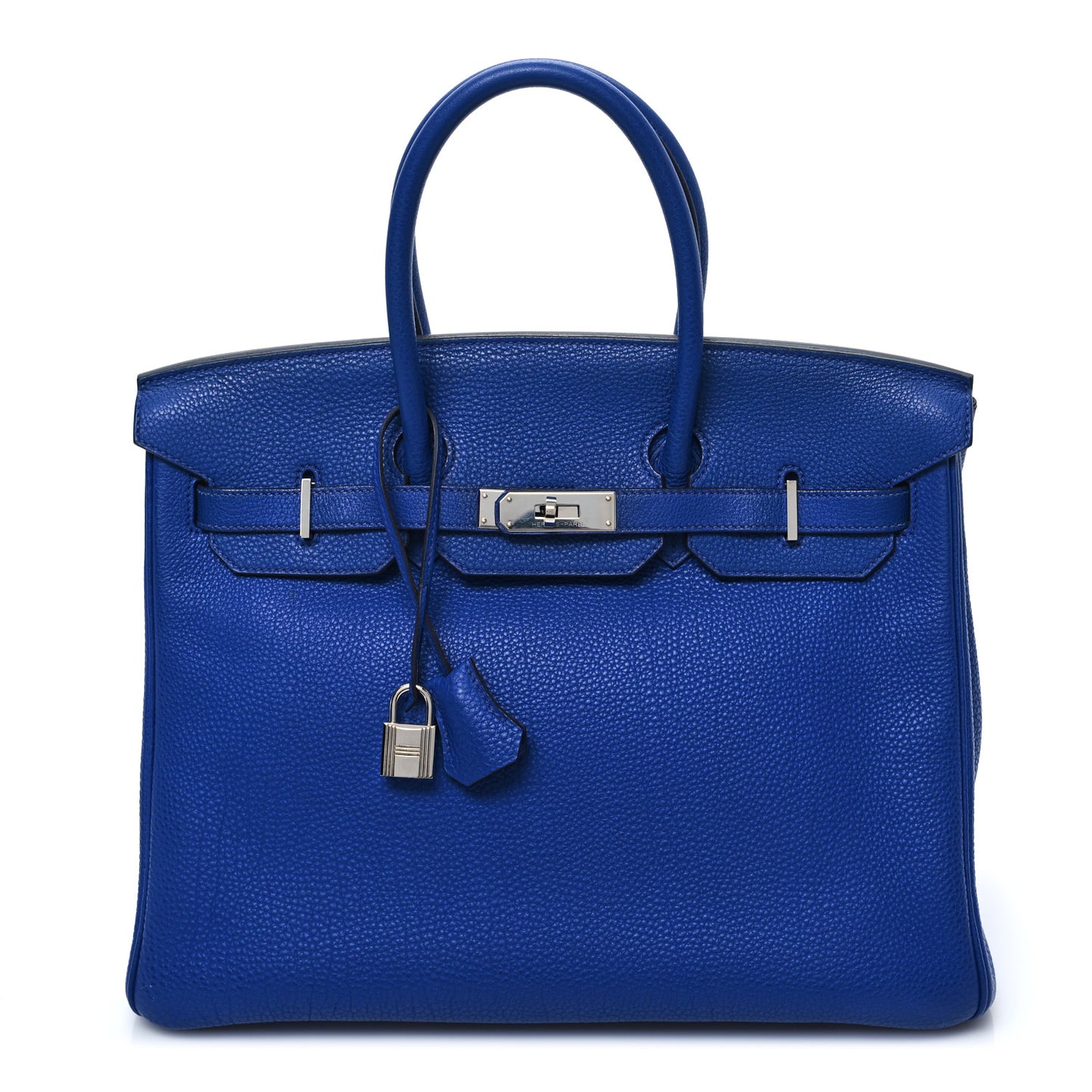 Togo Birkin 35 Bleu Electrique