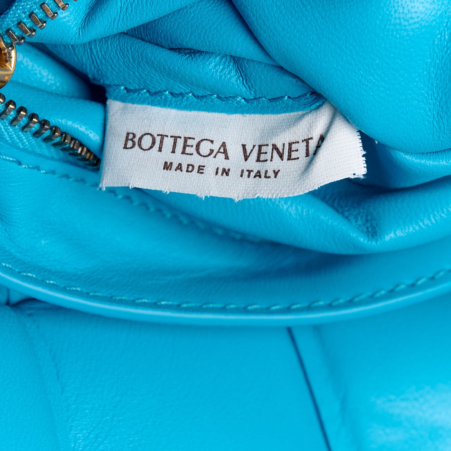 Nappa Maxi Intreccio Padded Cassette Crossbody Bag Pool