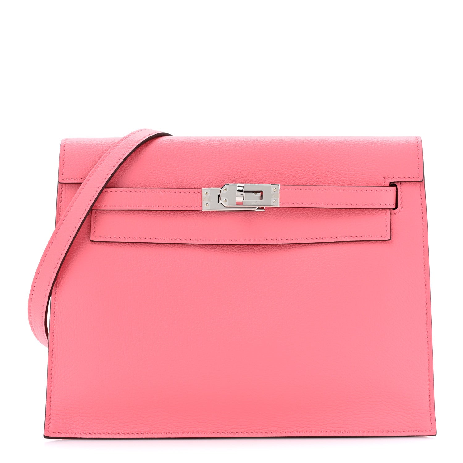 Hermes Evercolor Kelly Danse II Belt Bag Rose Azalee 1 of 12
