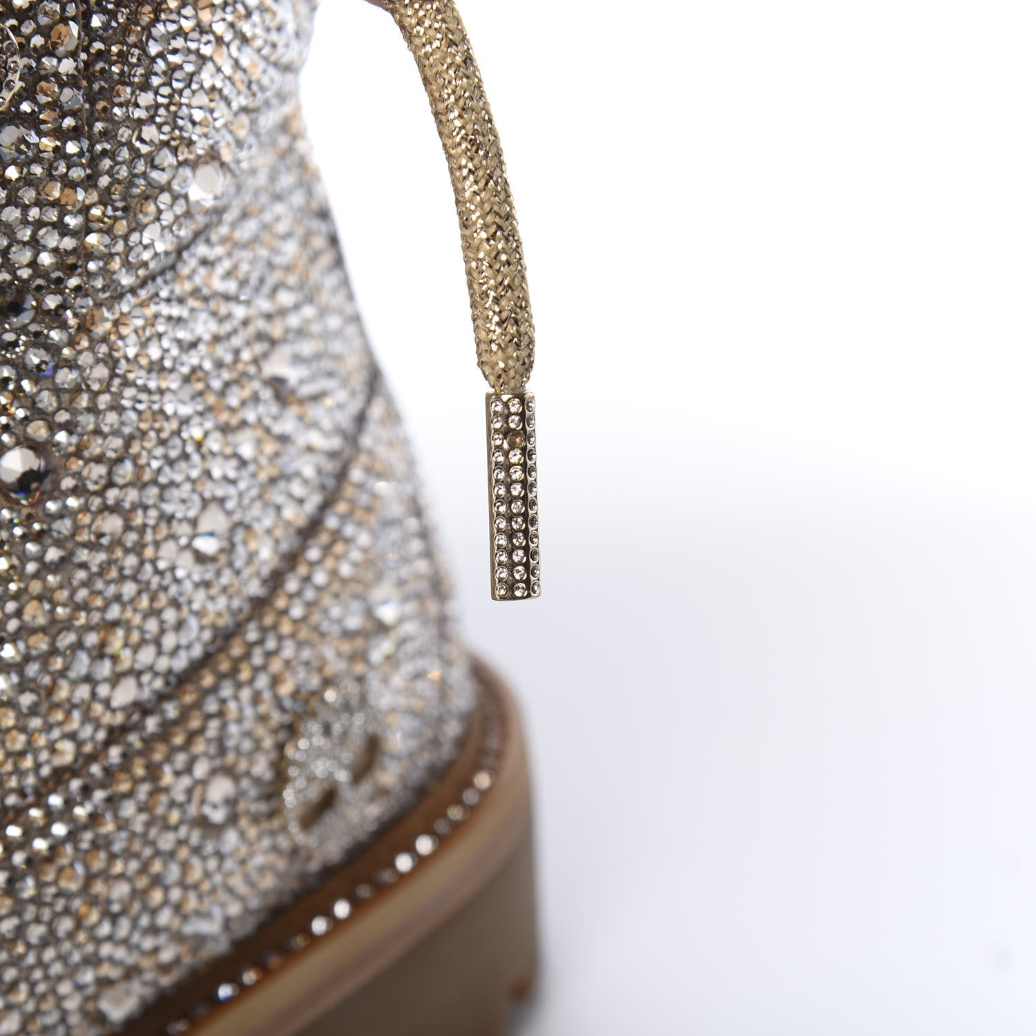 Jimmy Choo X TIMBERLAND Swarovski Crystal Ankle Boots 7 15 of 16