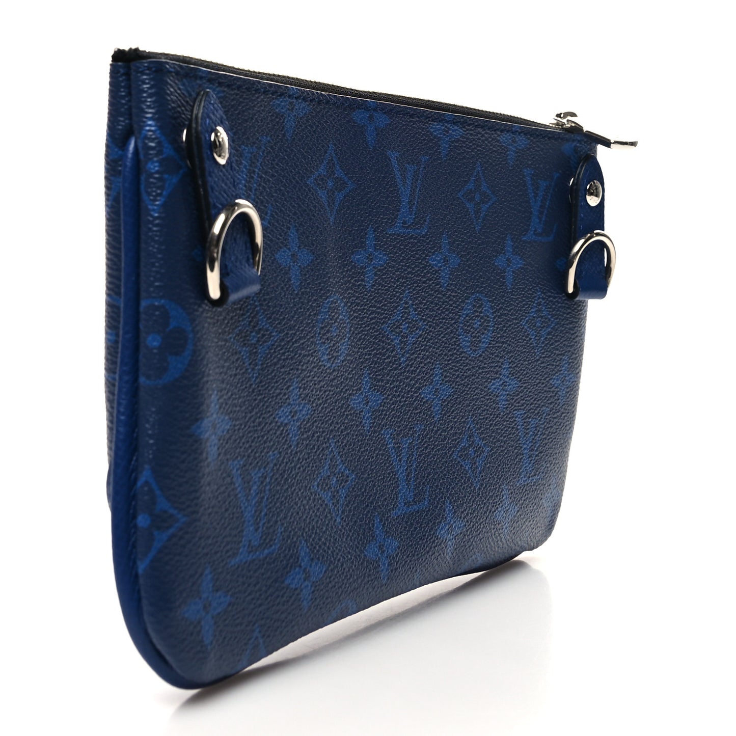 Taigarama Trio Messenger Small Pochette Cobalt