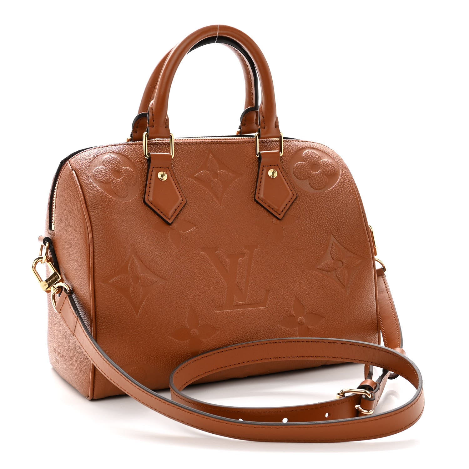 Louis Vuitton Empreinte Monogram Giant Speedy Bandouliere 25 Cognac 3 of 9