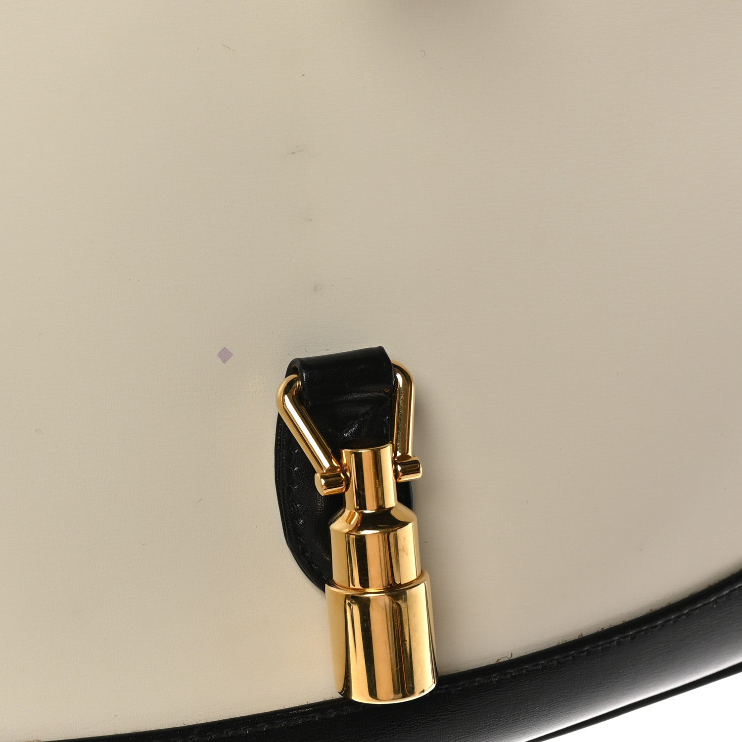 Gucci Boarded Dyana Lux Calfskin Bi-Color Small Jackie 1961 Hobo Mystic White Black 12 of 13