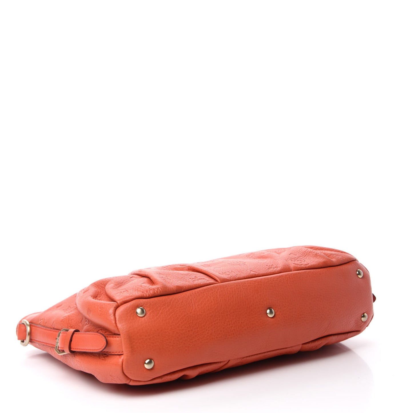 Calfskin Ottomar Monogram Tote Orange