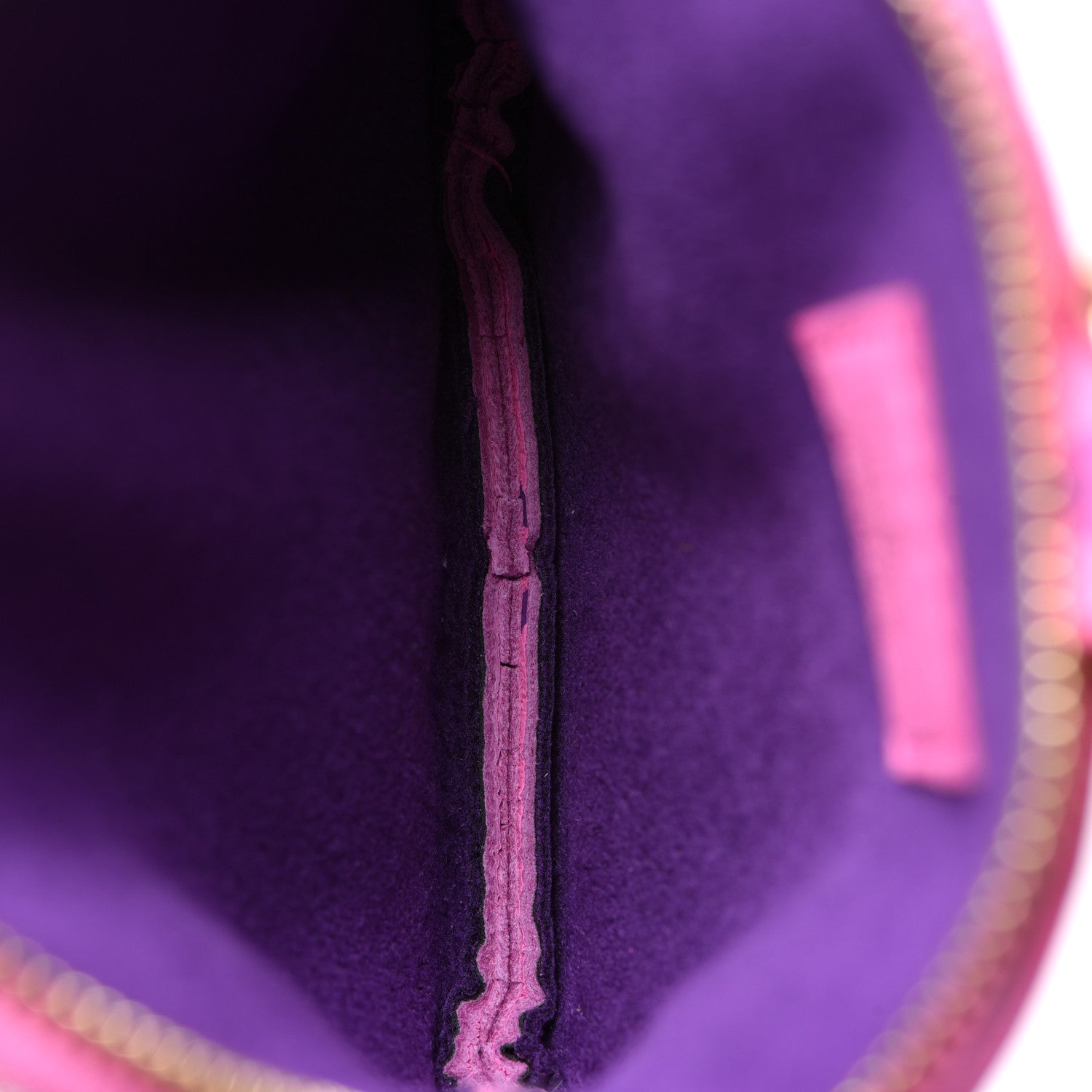 Louis Vuitton Lambskin Embossed Monogram Vuittamins Multipochette Lanyard Key Holder Rose Violet 3 of 4