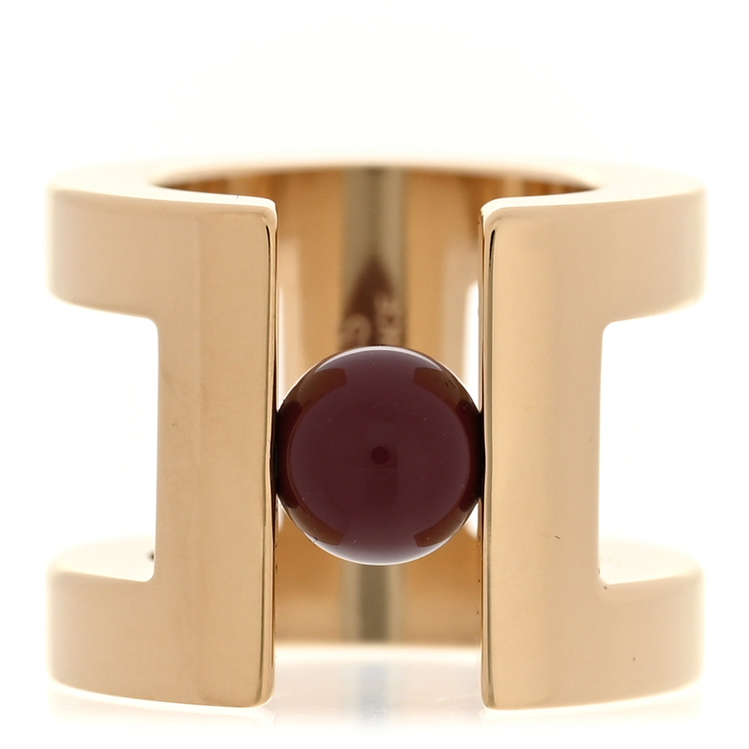Hermes Permabrass Mini H Perle Twilly Ring Rouge H 1856423