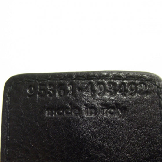 Leather Mombasa Shoulder Bag Black