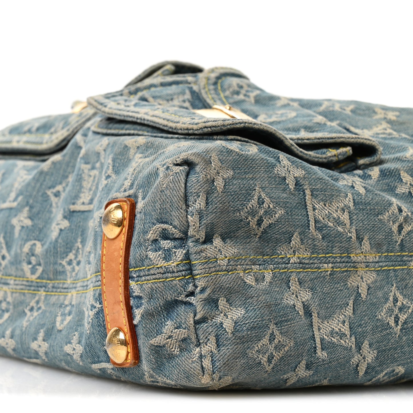 Denim Monogram Baggy GM Blue