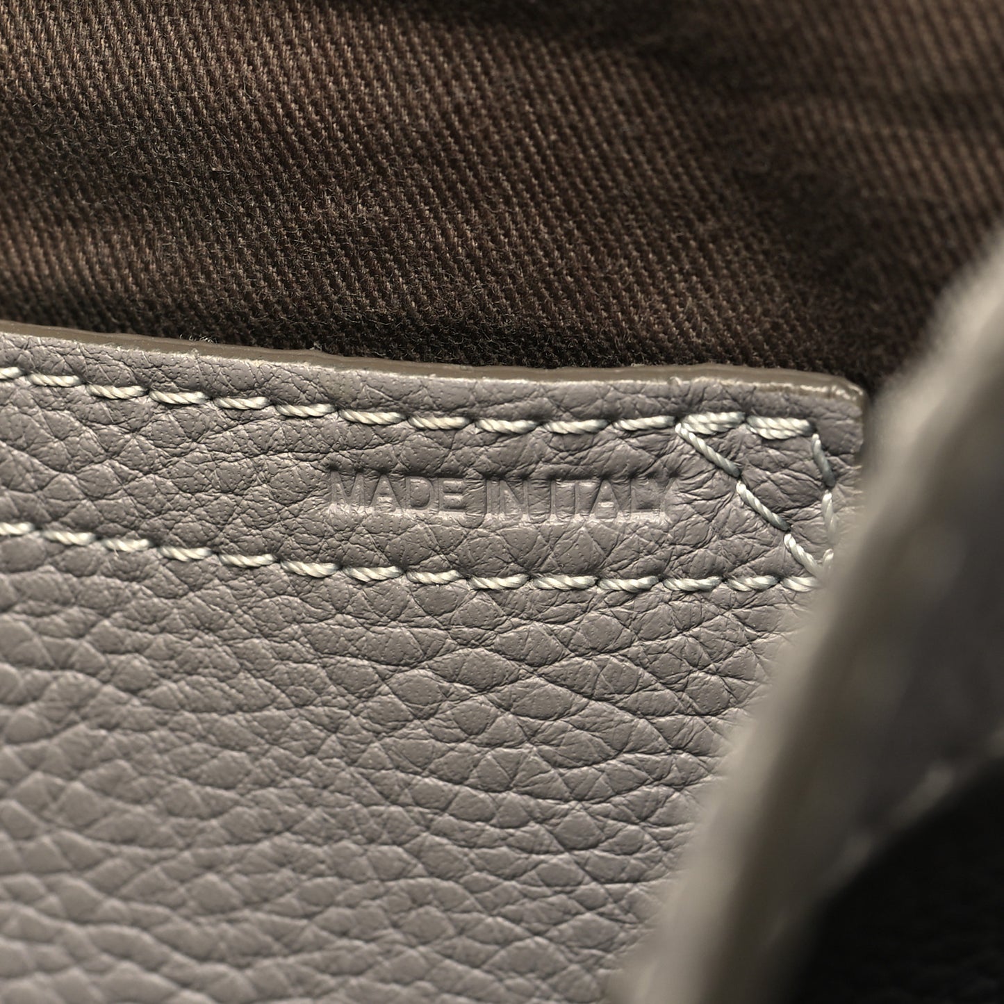 Calfskin Medium Marcie Round Crossbody Bag Cashmere Grey