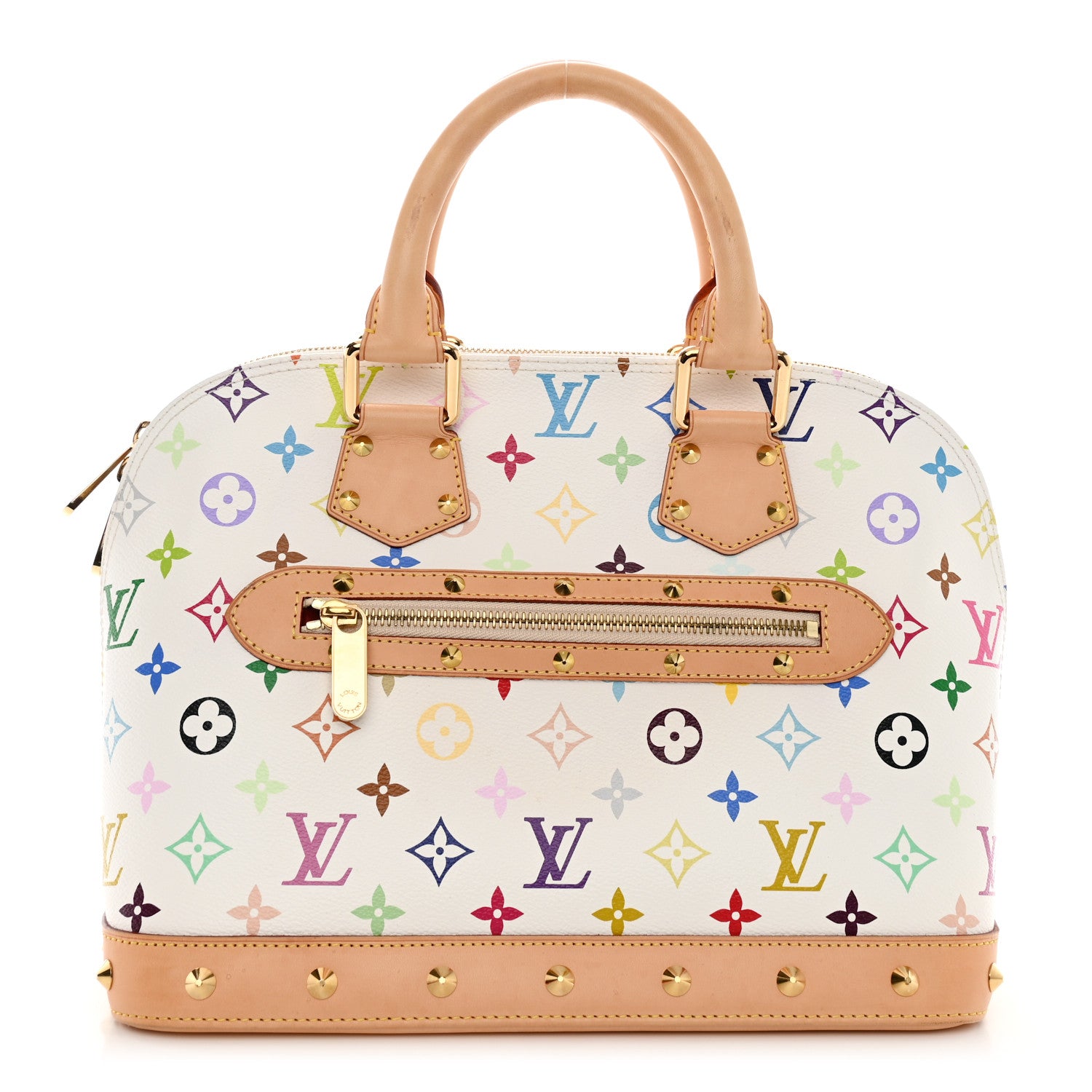 Louis Vuitton Monogram Multicolor Alma White 1 of 10