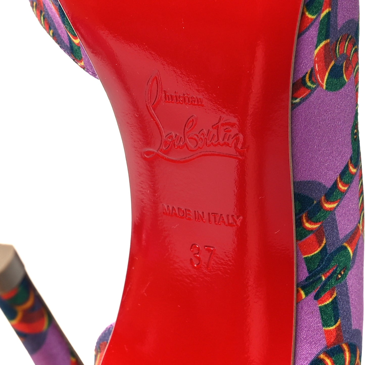 Satin Printed Iriza 100 Pumps 37 Gummy