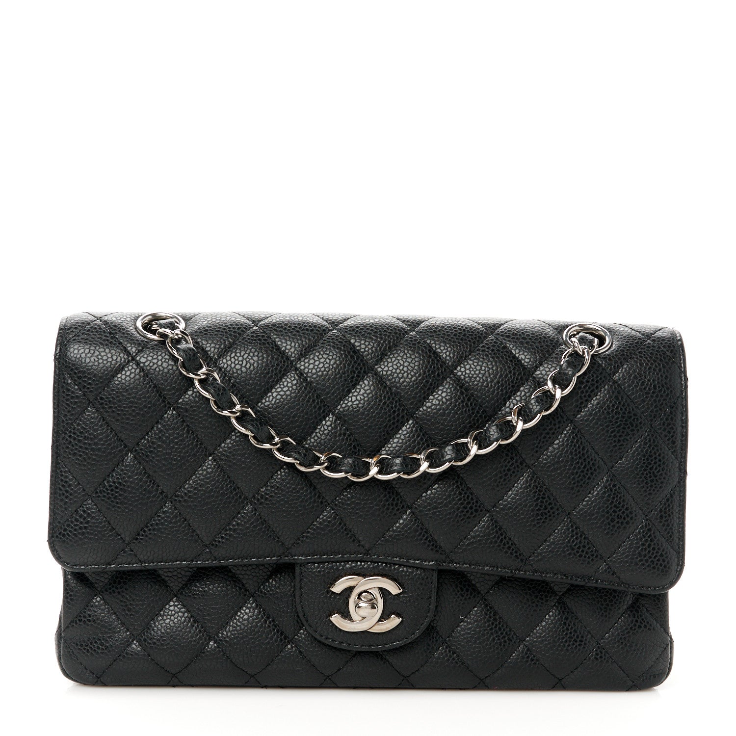 Chanel Caviar Quilted Medium Double Flap Black 1 of 11