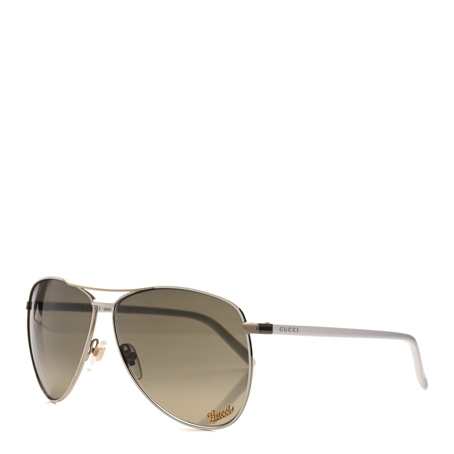 Aviator Sunglasses GG0502S White