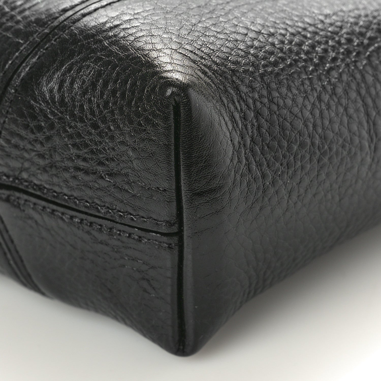 Chloe Grained Calfskin Small Spin Tote Black 10 of 10