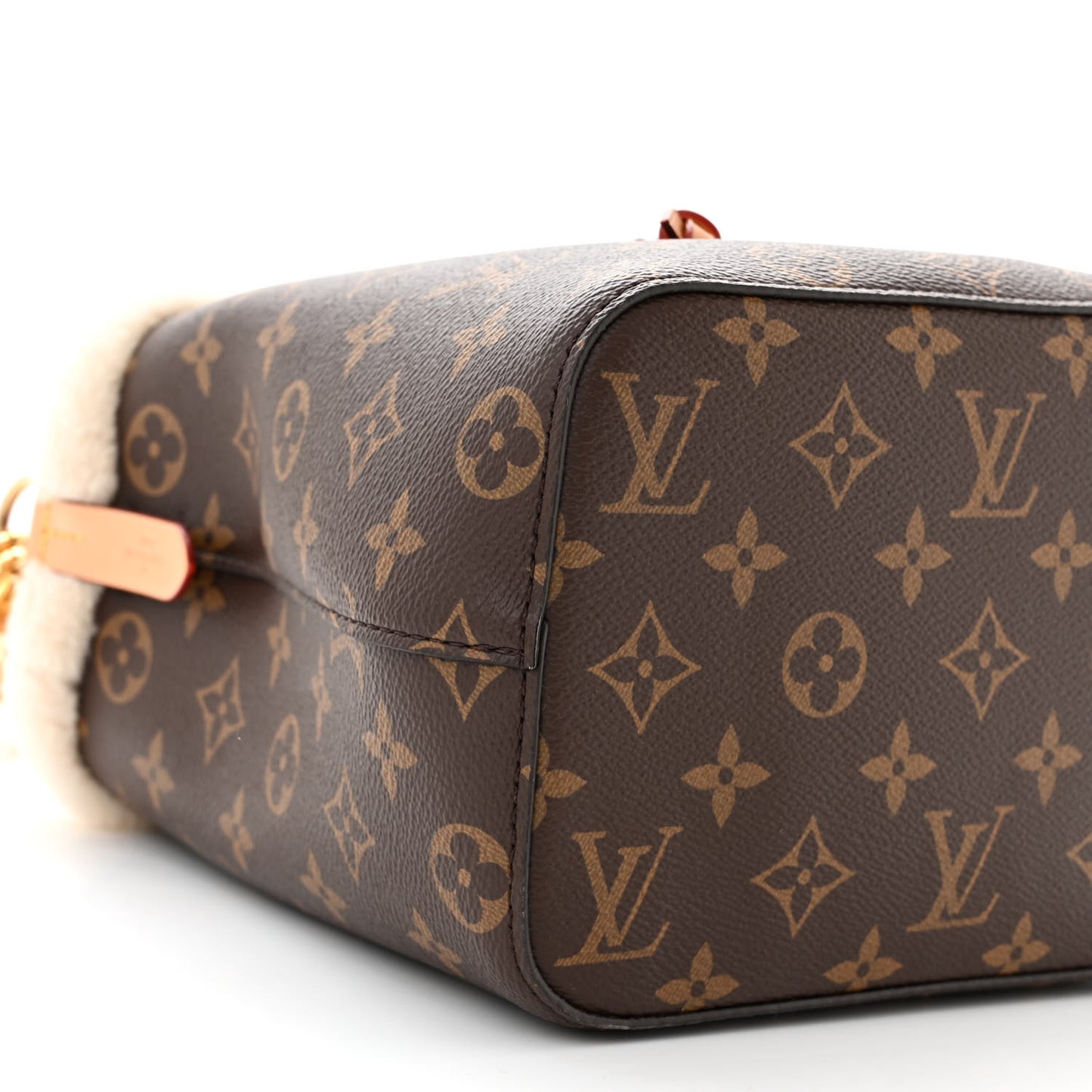 Monogram Shearling Cozygram Neonoe BB