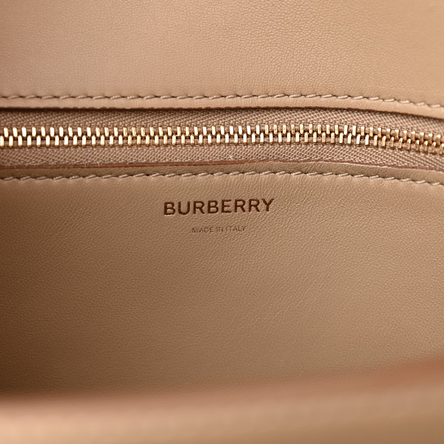 Calfskin Monogram Embossed Medium TB Chain Bag Honey