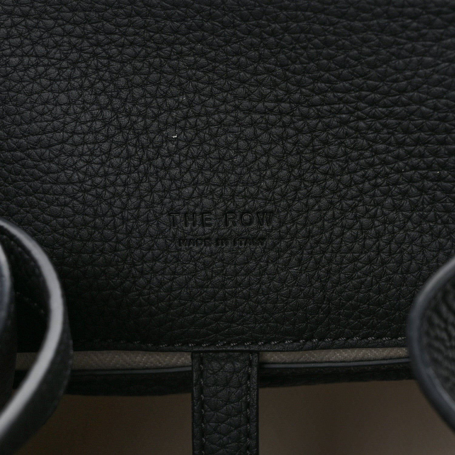 The Row Matte Grained Calfskin Soft Margaux 12 Black 6 of 10