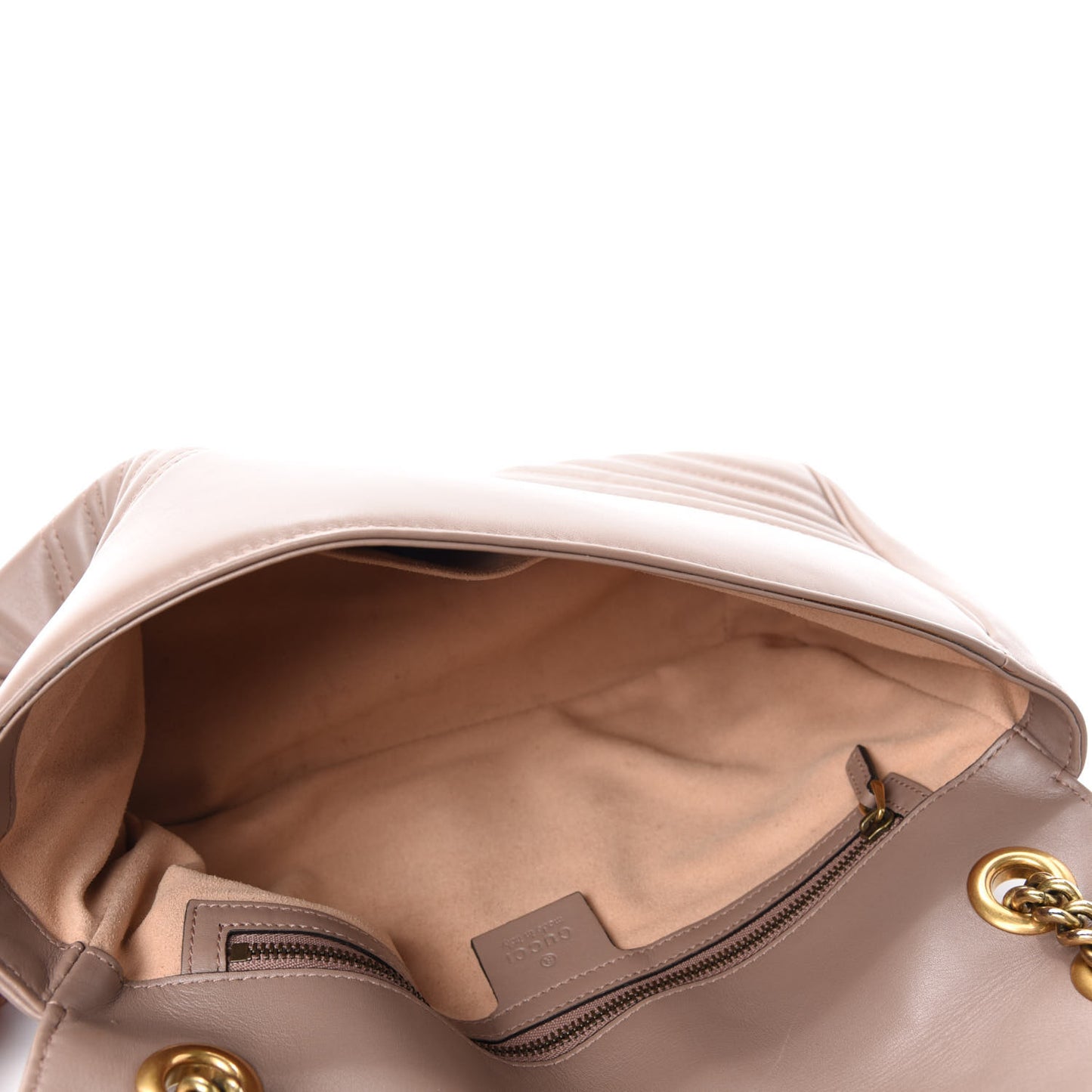 Calfskin Matelasse Medium GG Marmont Shoulder Bag Porcelain Rose