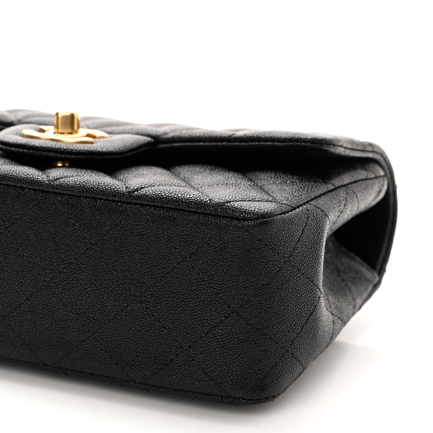 Chanel Caviar Quilted Mini Top Handle Rectangular Flap Black 10 of 11