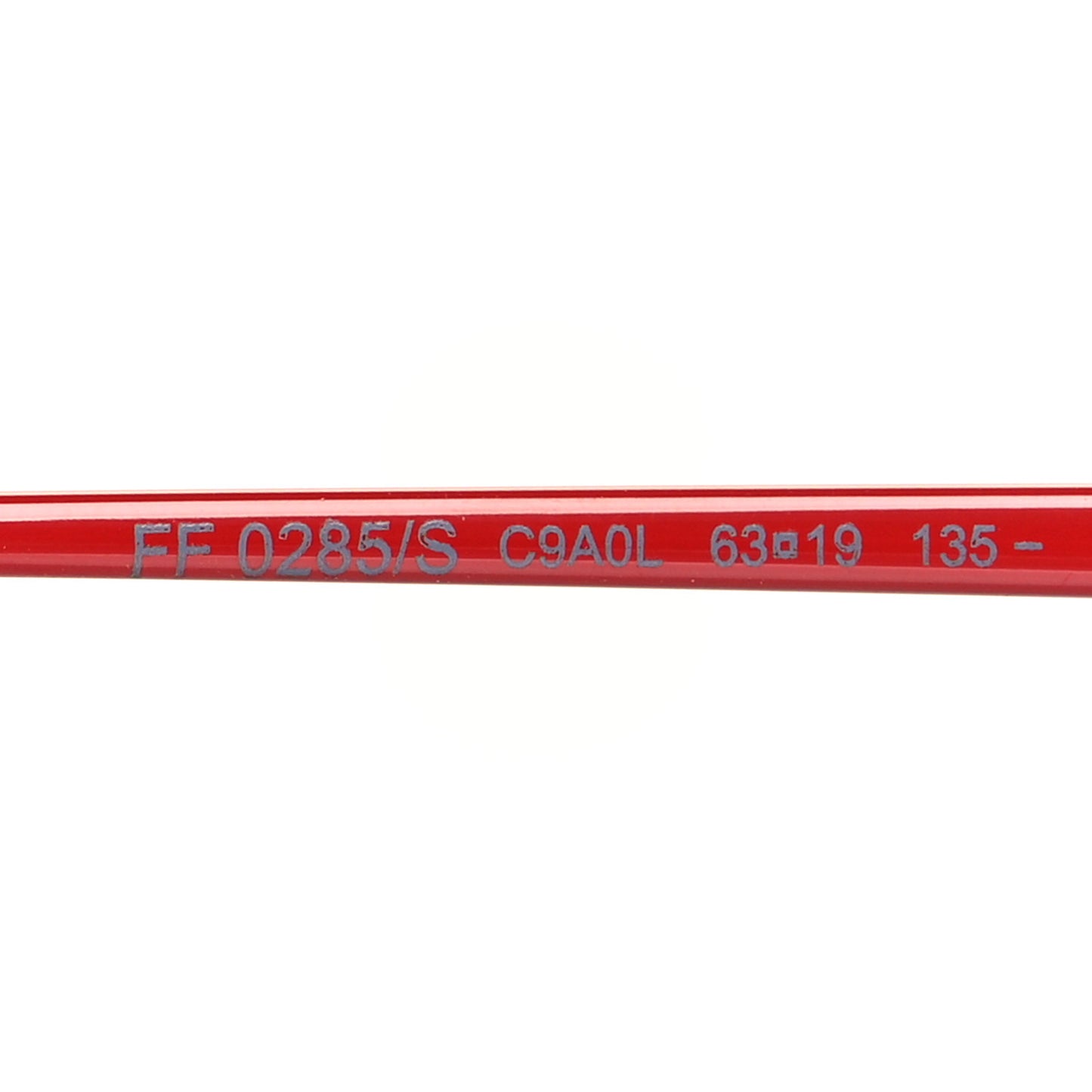 Metal Run Away Round Frame Sunglasses FF 0285/2 Red