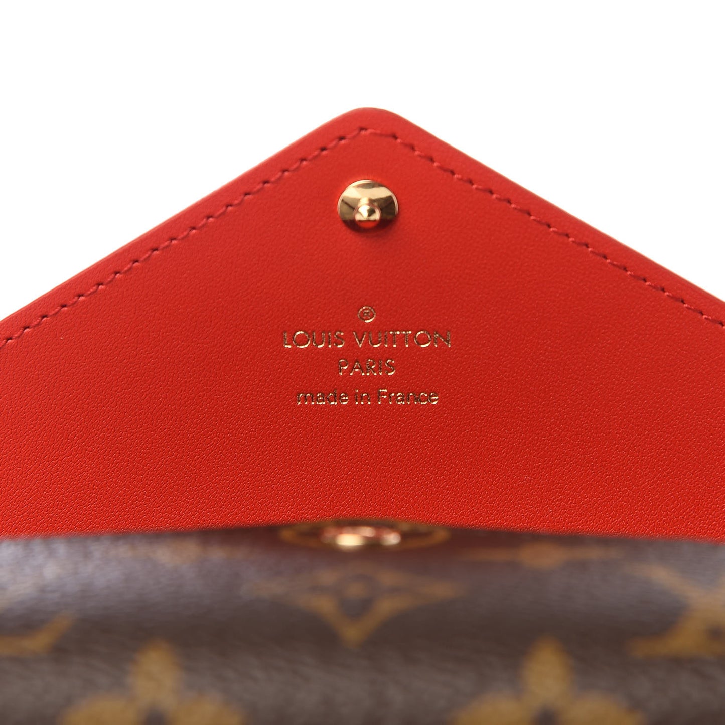 Monogram Medium Kirigami Pochette Insert Coquelicot