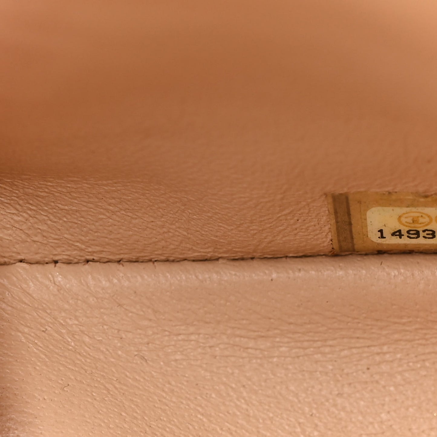 Caviar Quilted Jumbo Double Flap Beige