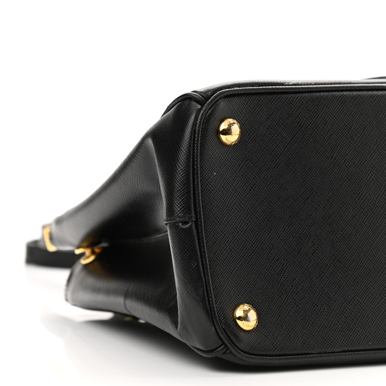 Prada Saffiano Small Galleria Double Zip Tote Black 9 of 12