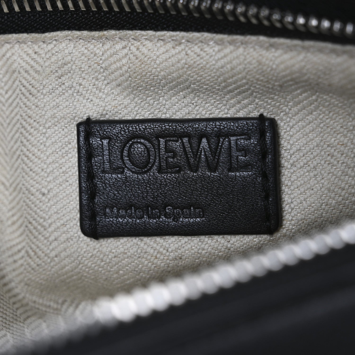 Loewe Calfskin Small Puzzle Bag Black 6 of 11