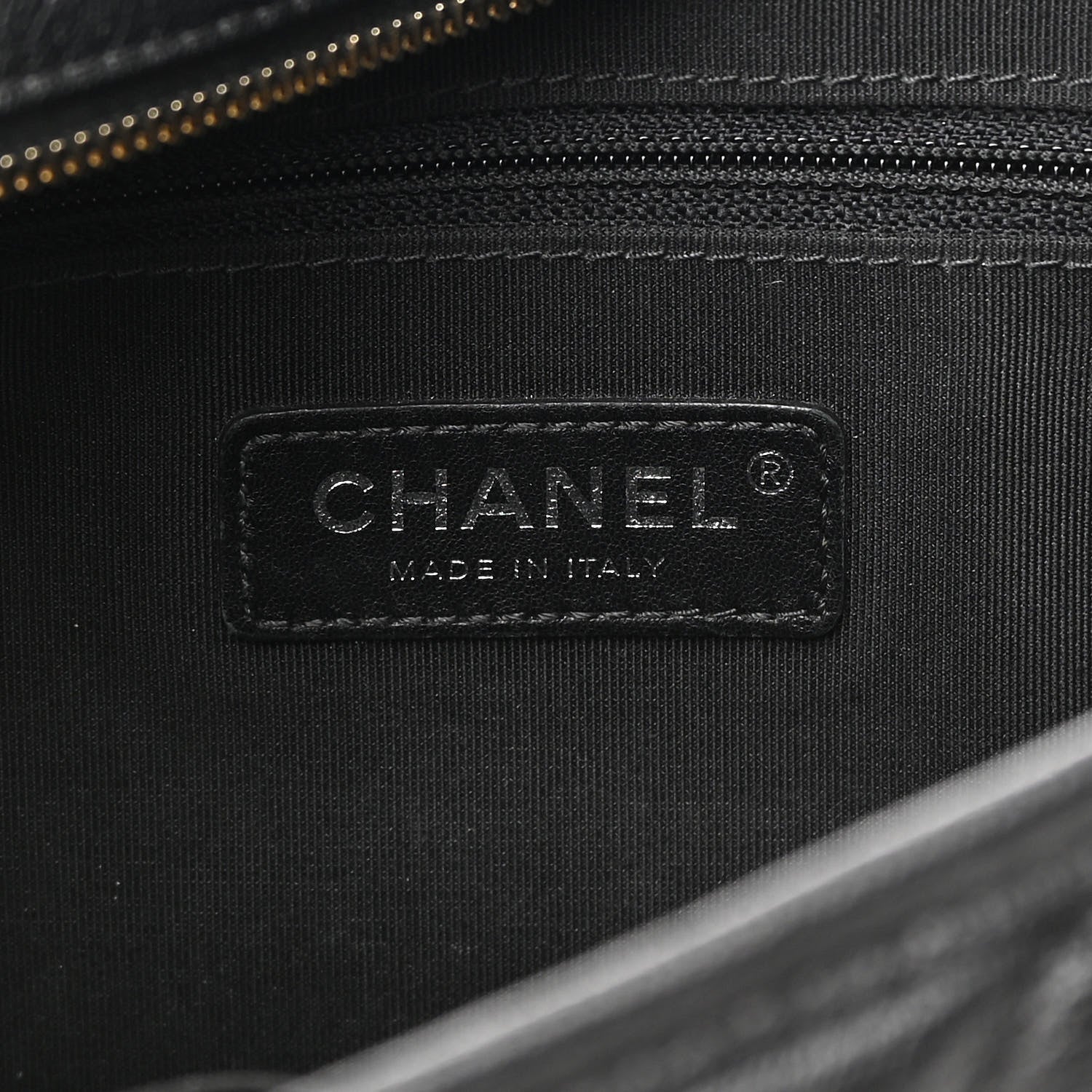 Chanel Patent Goatskin Quilted Medium Gabrielle Hobo Black 6 of 16