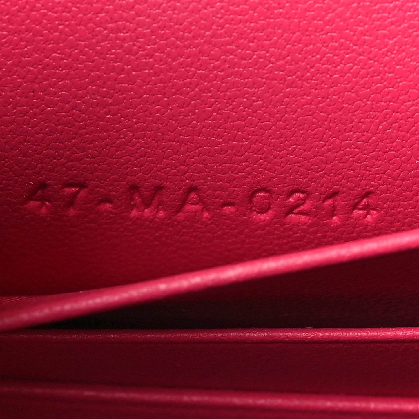 Lambskin Cannage Mini My Dior Top Handle Clutch Dark Pink