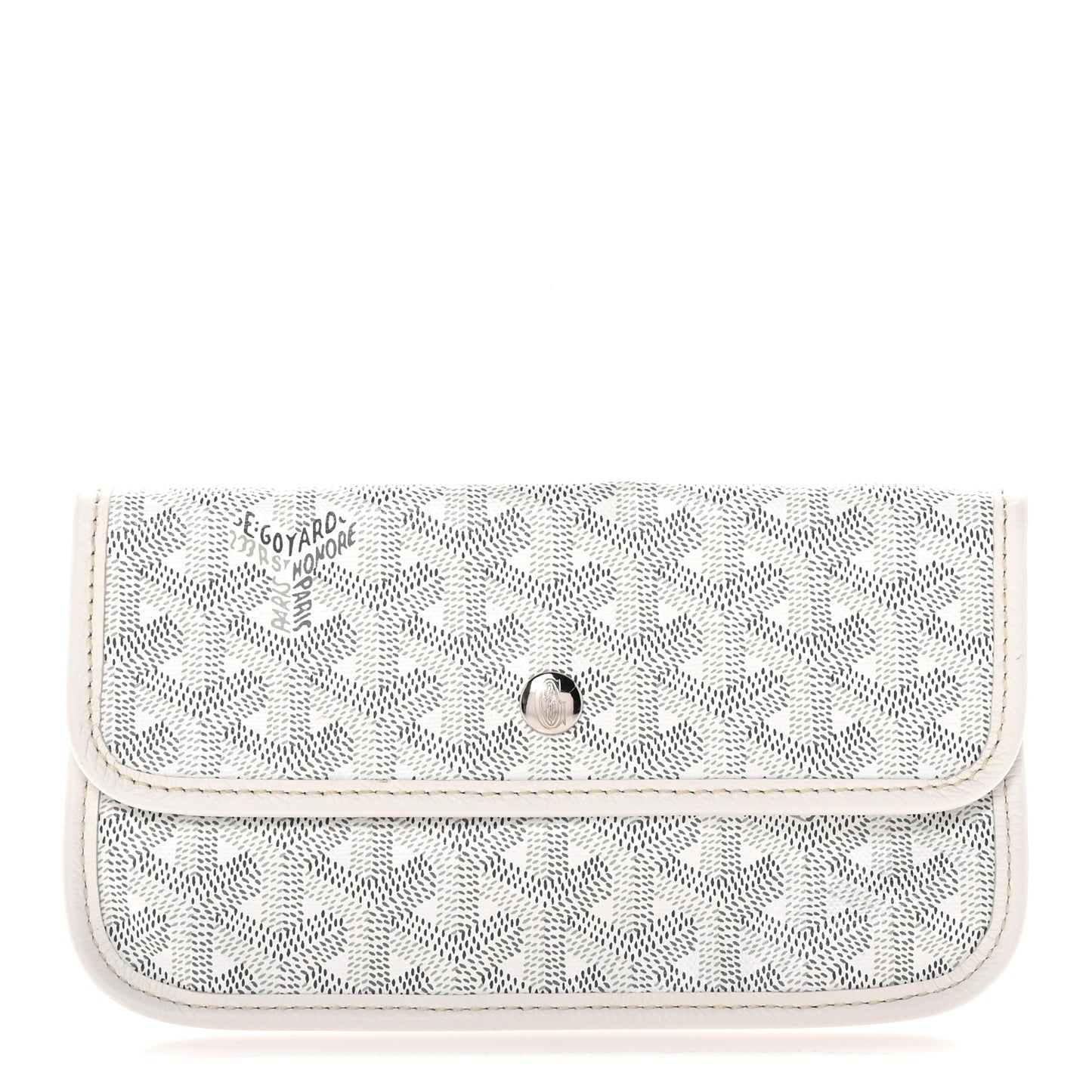Goyardine Pouch White
