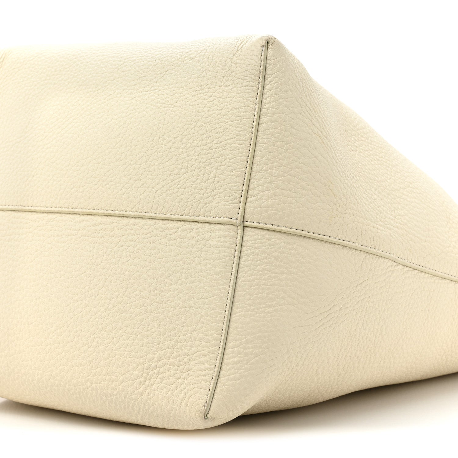 The Row Grained Calfskin Large N/S Park Tote Ivory 8 of 13