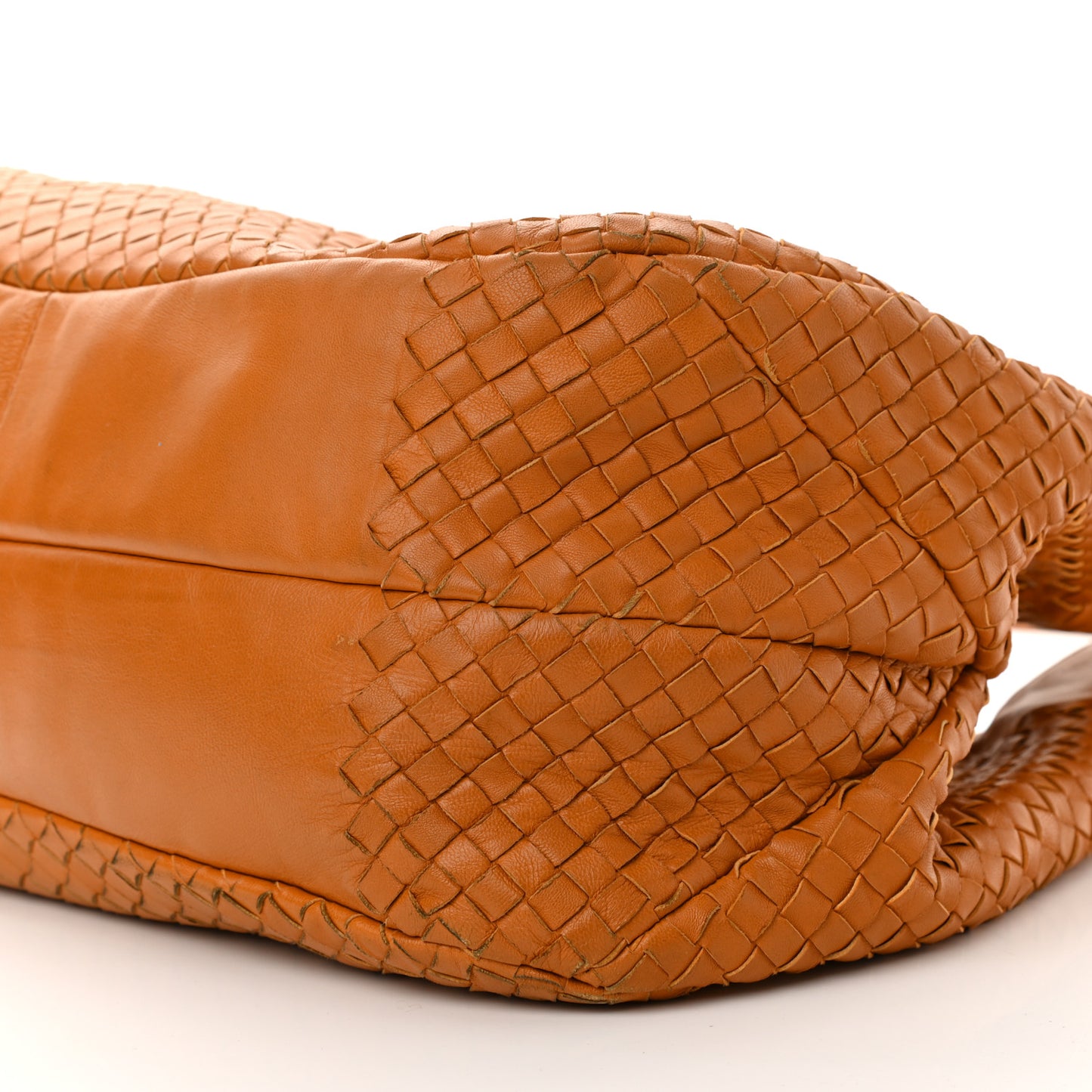 Nappa Intrecciato Medium Campana Hobo Topaz