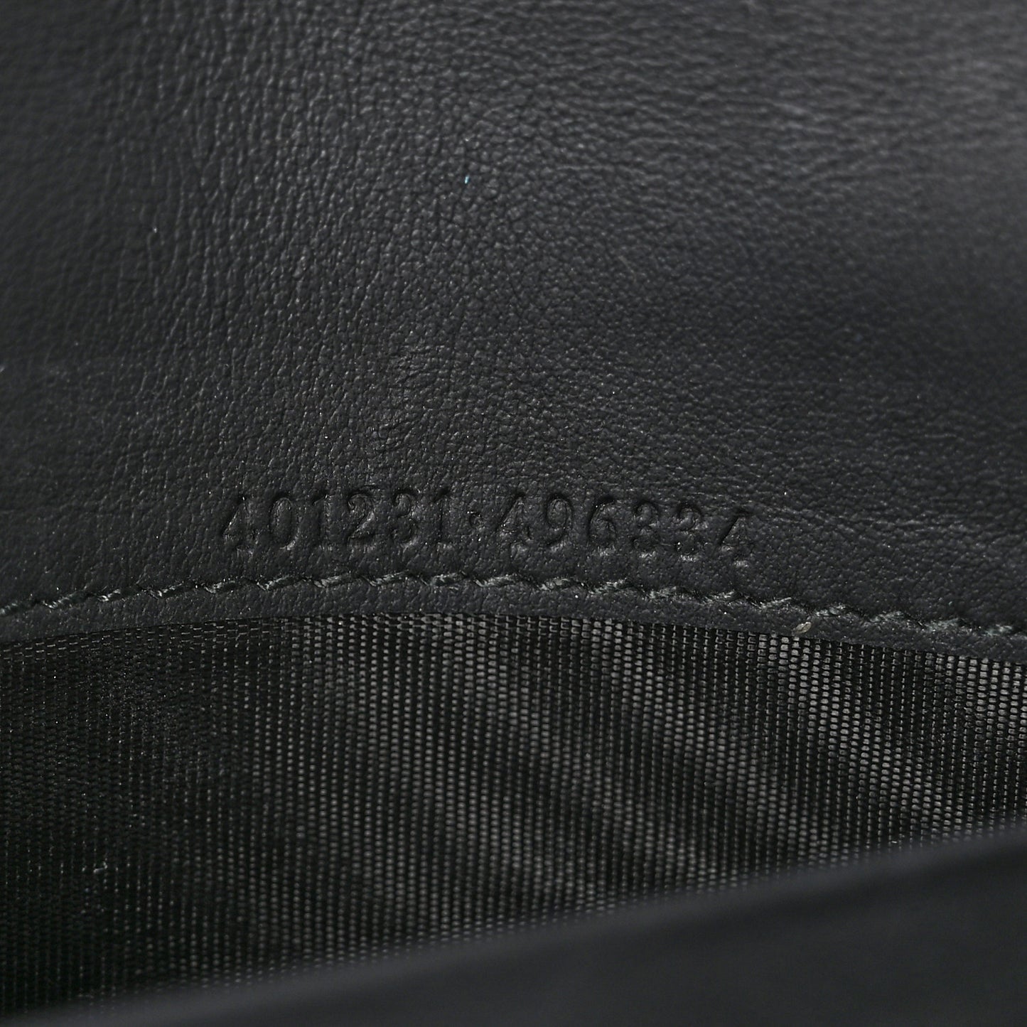 GG Supreme Monogram Mini Dionysus Chain Wallet Black