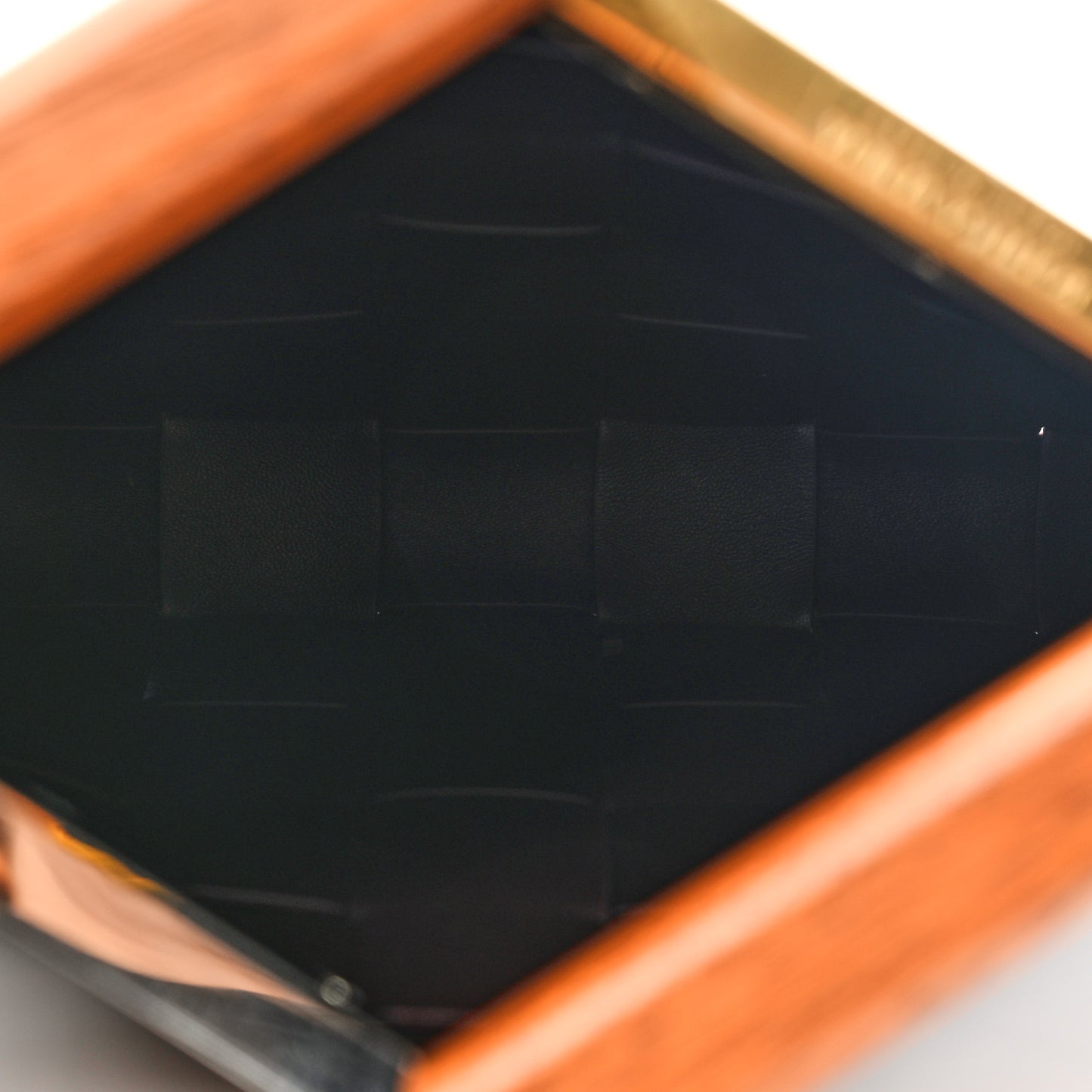 Nappa Intrecciato The Snap Clutch Grape