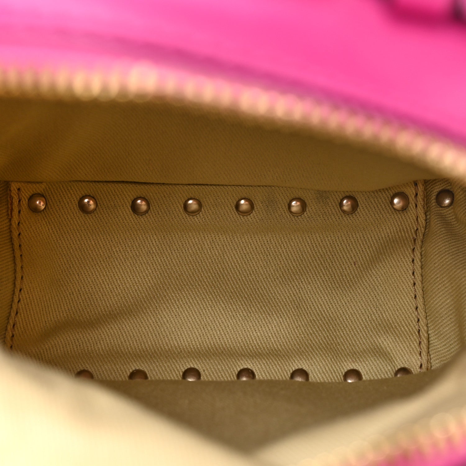 Valentino Garavani Calfskin Mini Rockstud Backpack Fuxia 5 of 10