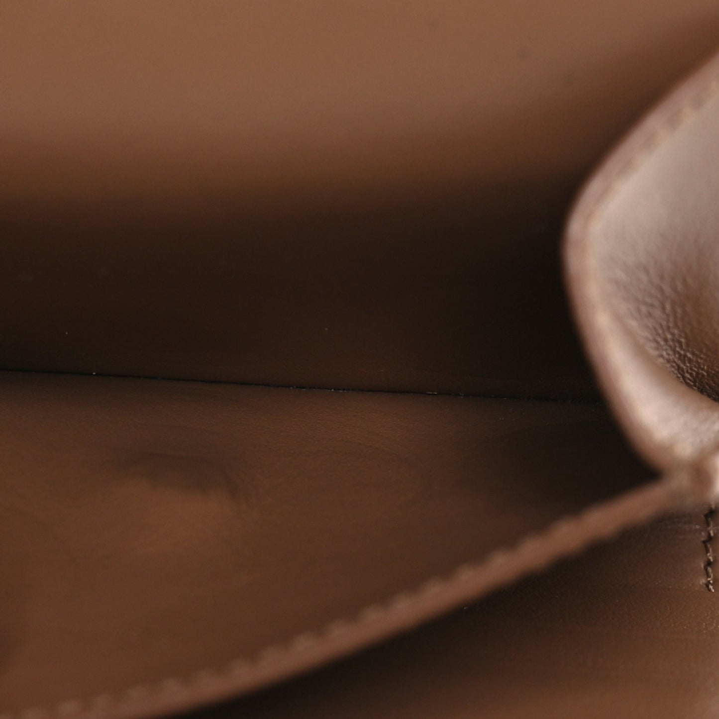 Triomphe Compact Wallet Natural Tan