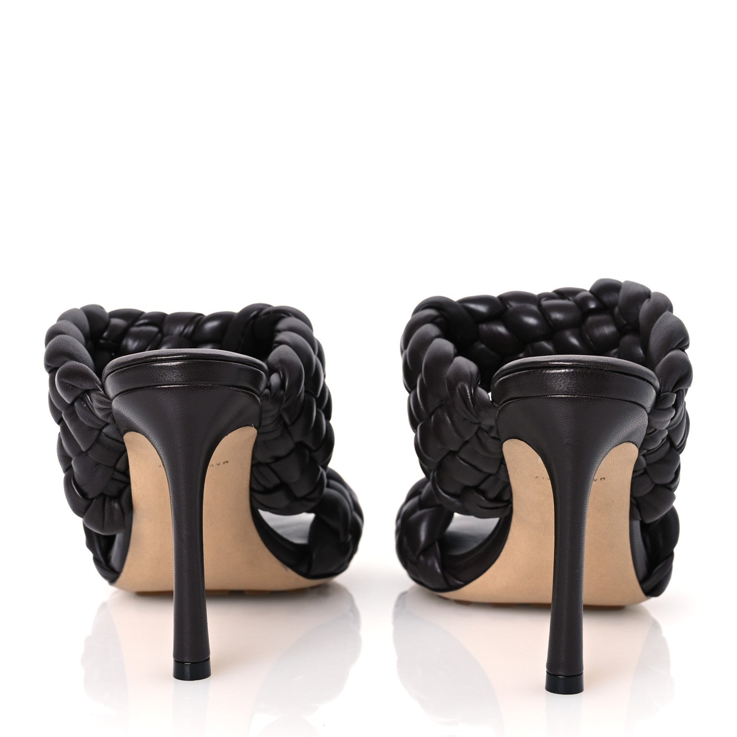 Bottega Veneta Nappa Twisted Padded Intrecciato Curve Slide Sandals 36 Fondant 6 of 10