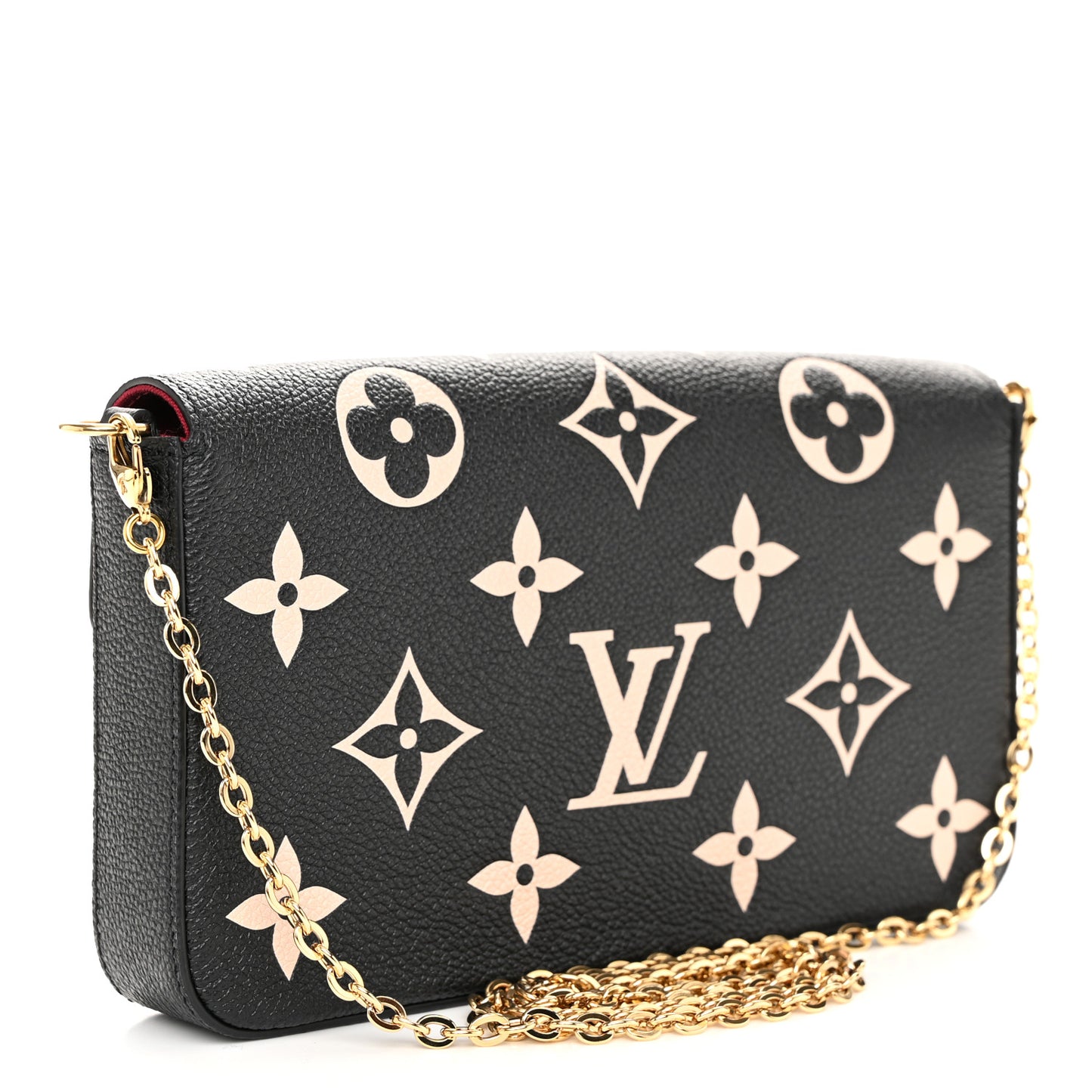 Empreinte Monogram Giant Felicie Pochette Black Beige