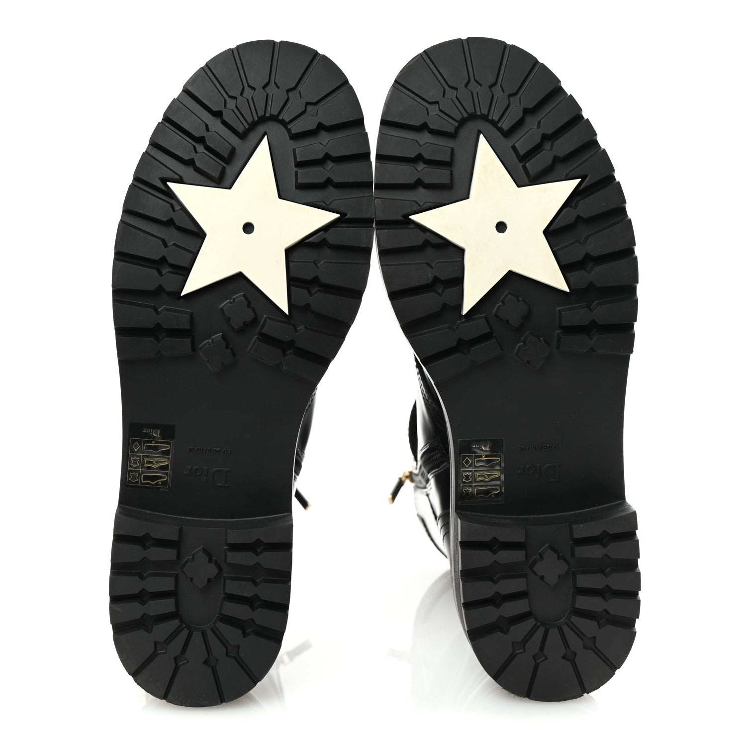 Christian Dior Calfskin Pearl D-Strike Ankle Boots 40 Black 6 of 9