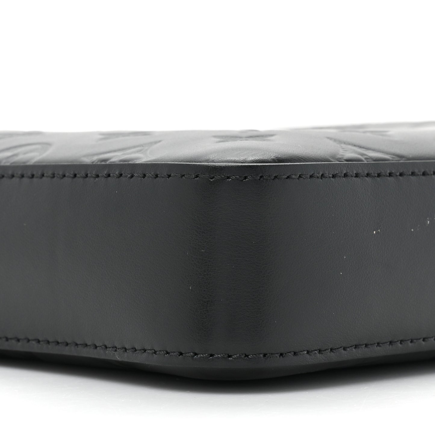 Calfskin Monogram Shadow Duo Messenger Black