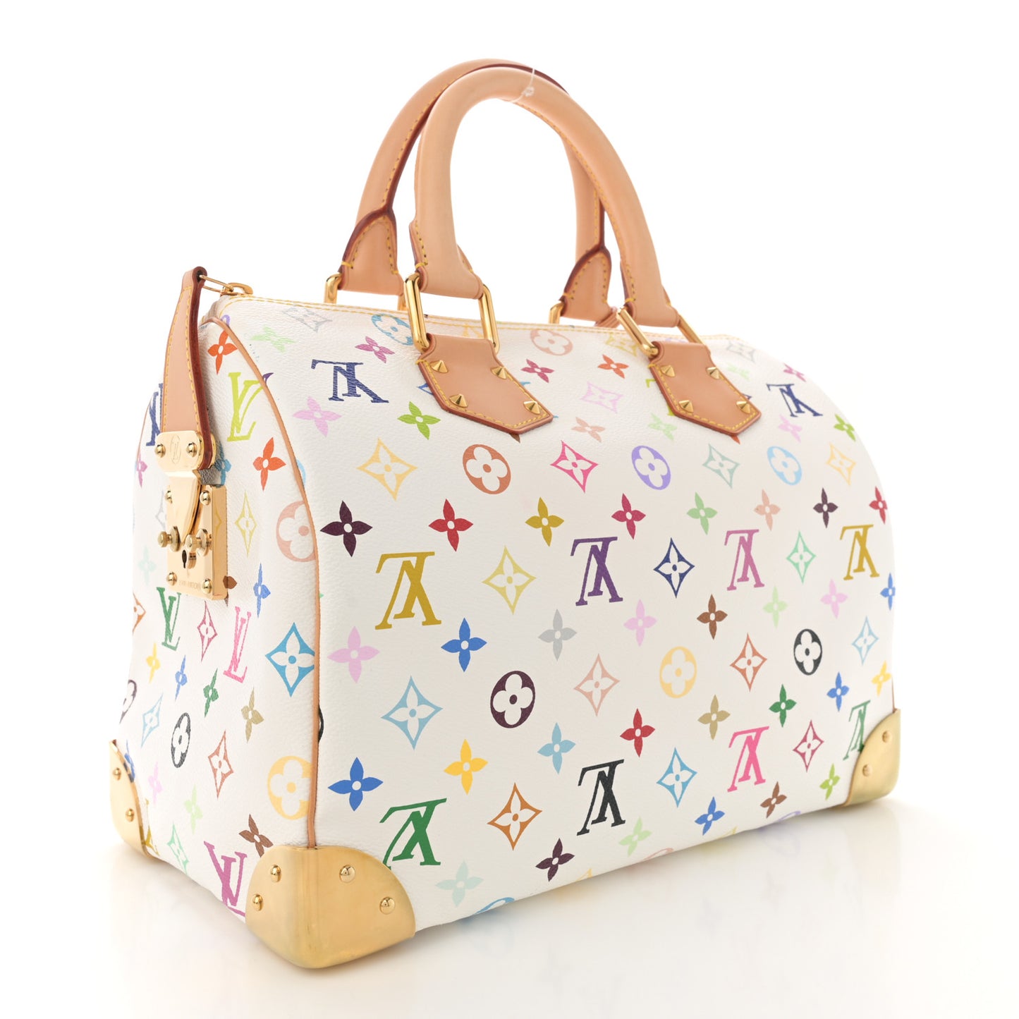 Monogram Multicolor Speedy 30 White
